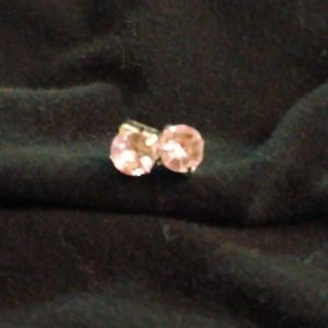 NWOT PINK ICE STERLING SILVER EARRINGS